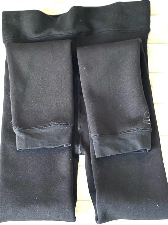 Cuddl Duds Pants - Cuddl Duds Fleecewear with Stretch Leggings Black Size